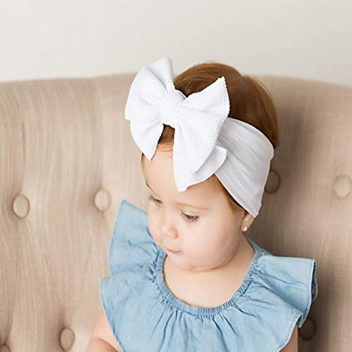 Baby Headbands Turban Knotted, Girl's Hairbands for Newborn, Toddler and Children's (10Pack-CL21) - Thumbnail 3