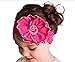 ZHW Baby Nylon Elastic Knotted Headbands Baby Head Wraps Baby Headbands Bows (5 Pack)
