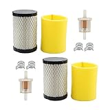 Milttor 594201 Air Filter 797704 Pre Filter Fit 591334 Briggs and Stratton Air Filter 796031 5428 5428K 5421 John Deere MIU14395 MIU13038 GY21435 MIU13963 Z225 Z235 Z255 Tractor