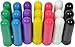 Essential Oil Inhaler Tubes with Wicks - 21 Complete Sets - 3 Sets of 7 Gorgeous Colors - Easy to Identify - Comes with Cotton Wicks