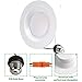 Hykolity 6 Inch LED Recessed Downlight, 15W 1100LM Dimmable Retrofit Recessed Can Downlight, 5000K Daylight White, Damp Location, 65W BR30 Replacement- 4 Pack