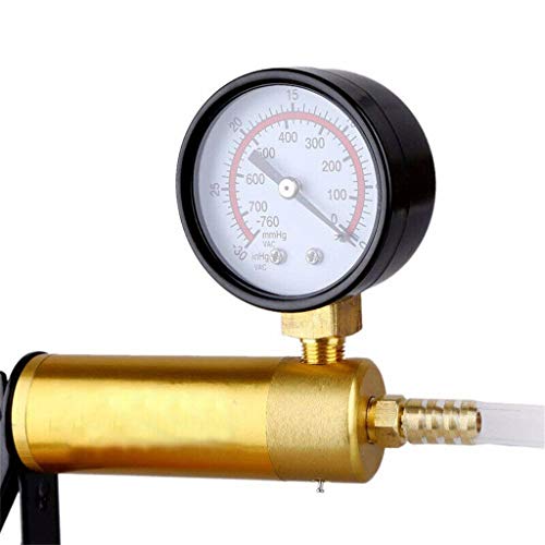 Hand Vacuum Pump Car Motorbike Bleeding Kit Hand Brake Fluid Bleeder Tool Brake System Bleeding Tools (Red)