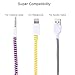 Joseche DIY Wire Cable Protectors/Cable Sleeves/Cable Wrap/Wire Organizer for Charger, Headphone,Charging Data Cable,140 cm Colorful Universal Spiral Strain Relief Cord Saver (140 CM [8 PCS])