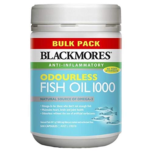 Buy BLACKMORES Fish Oil 1000 mg, OMEGA 3, ANTI INFLAMMATORY, 500