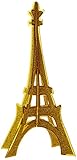 Glittered 3-D Eiffel Tower Centerpiece Party Accessory (1 count) (1/Pkg)