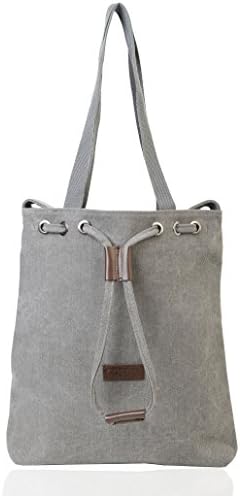 Coson Canvas Bag Messenger Bag (Grey)