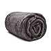 Kingole Flannel Fleece Microfiber Throw Blanket, Luxury Charcoal Gray Travel/Throw Size Lightweight Cozy Couch Bed Super Soft and Warm Plush Solid Color 350GSM (50”x60)