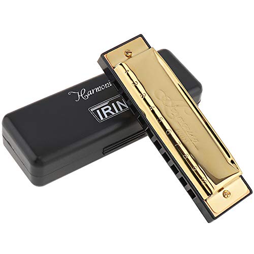 image for 【Happy Shopping Day】OriGlam Blues Harmonica Key of C, 10 Hole 20 T