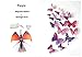 72PCS 3D Butterfly Stickers Wall Stickers Crafts Butterflies with Sponge Gum