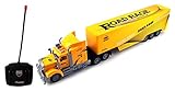 R-500 Semi Trailer Remote Control RC Transporter Truck Ready To Run (Colors May Vary)