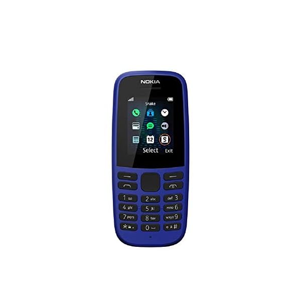 Nokia-105-2019-edition-177-Inch-UK-SIM-Free-Feature-Phone-Single-SIM--Blue Nokia 105 (4 edition)all carriers 1.77 inch UK SIM Free Feature Phone (single SIM) — Blue
