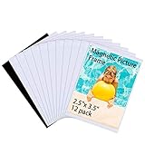 HIIMIEI 12 Pack 2.5x3.5 Wallet Magnetic Picture Refrigerator Frames for Polaroid instax Photos,2x3 Small Fridge Magnet Photo Frames Pocket