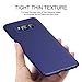 Humixx Samsung Galaxy S8 Case Thin Anti-scratch Support Wireless Charging Matte Finish Coating Anti-fingerprint High-end Dark Blue Samsung S8 Case Good Grip for Galaxy S8