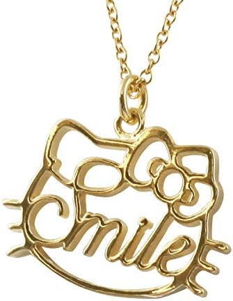 Amazon ハローキティ ネックレス 5108 Smile ゴールド ネックレス 通販