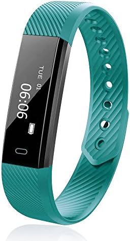 Fitness Tracker Watch,LOVK Pedometer Watch Bluetooth Waterproof Activity Health Tracker Smart Bracelet with Slim Touch Screen USB Charging Port Step Counter for Women Kids,Sky Blue