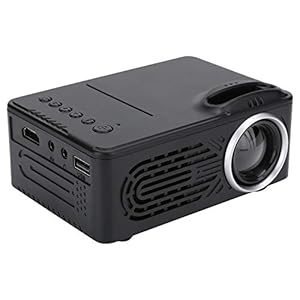 Mini LED-projector, HD-video Multifunctionele ingebouwde focuswielprojector voor thuis, 1080P HDMI USB Home Theater…