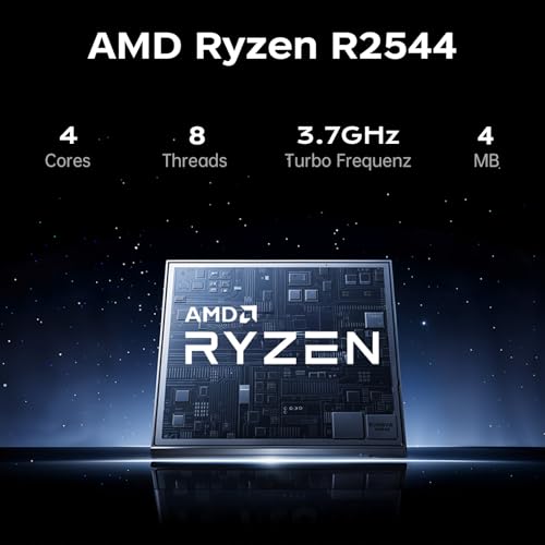 ACEMAGIC Laptop AMD Ryzen Embedded R2544 15.6-in 16GB DDR4 512GB SSD, AMD Laptops Ordinateur-Portable Windows Laptops, Numeric Keypad Win-11 Pro WiFi 5 HDMI Type-C USB-3.2 Webcam 3.5mm Audio