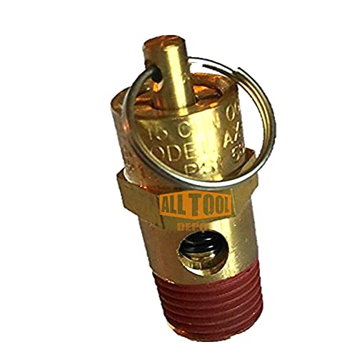 New 1/4" NPT 200 PSI 76 SCFM Air Compressor Relief Pressure Safety