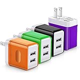 Boxeroo Dual-Port USB Wall Charger 3.1A, PowerPort 6 Compatible with iPhone, Galaxy S9/S8/S7/S6/Edge/Plus, Note 5/4, LG, Nexus, HTC and More