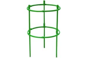 Garden Plant Support Cage, Adjustable Tomato Trellis, Green, 48 Inch, Deformable Structure for Vegetables, Flowers, Fruits
