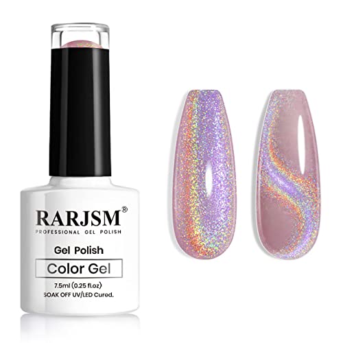 RARJSM Cat Eye Gel Nail Polish, Galaxy Chameleon