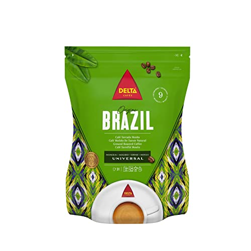 Delta, Gerösteter gemahlener Kaffee aus Brasilien, Für die Espressomaschine