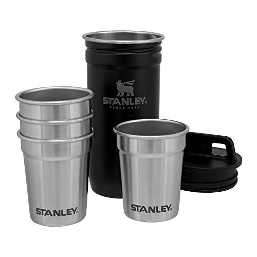 Stanley Adventure Nesting Shot Glass Set, 4 Stainless Steel Shot