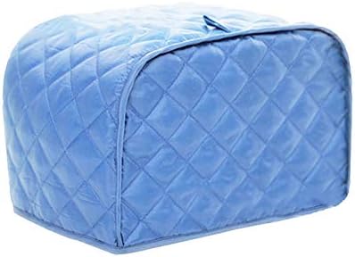 Toaster Cover Messar Polyester Grid Bread Toaster Dust Cover Bakeware Protector for Four Slice Toaster Appliance and Dust Fingerprint Protection
