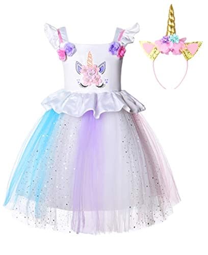 JerrisApparel Girl Unicorn Costume 