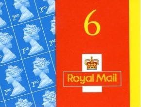 Royal Mail 6 x Second Class Standard Stamps Post Office