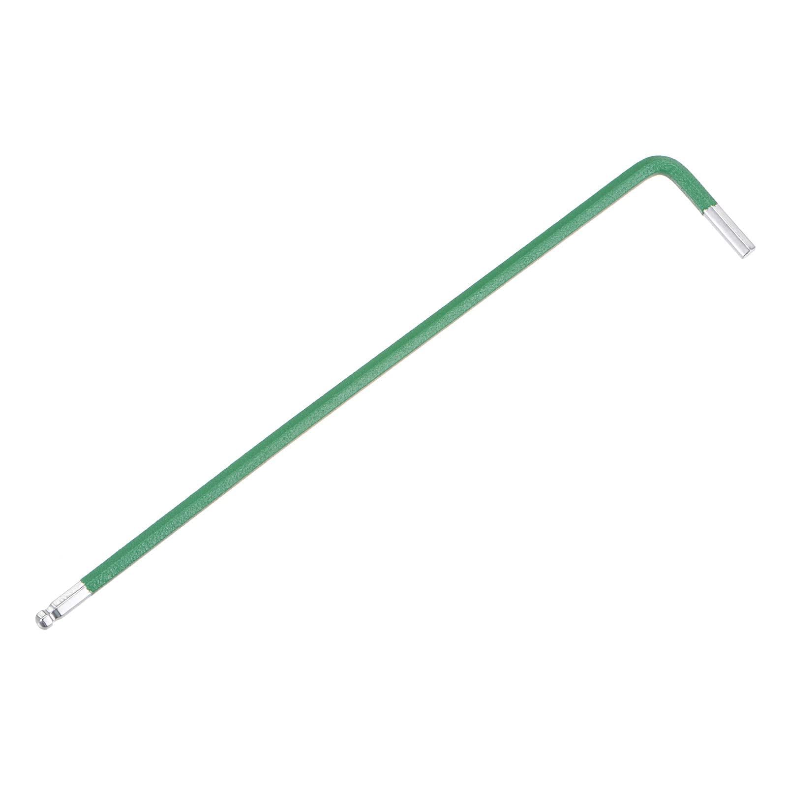 Unifizz 2.5mm Ball End Hex Key Wrench, L Shaped Long Arm Allen Wrench S2 Steel Repairing Tool