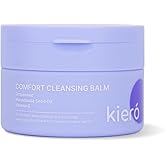 Kiero Comfort Cleansing Balm - Nourishing Melting Balm Facial Cleanser with Vitamin E, Grapeseed & Macadamia Oils - Vegan, Lightweight Skin Barrier Repair Face Wash for Dirt & Impurities (2.82 oz)