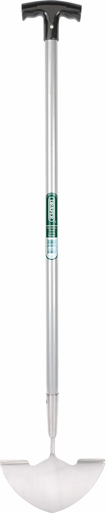 Draper Stainless Steel Garden Lawn Edger Tool - Half Moon Gardening Edge Cutter