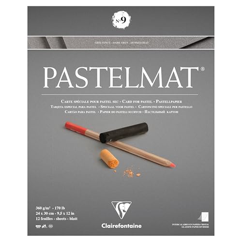 Clairefontaine 96214C - Pastelmat Pad No. 9-12 sh Special Card for Dry