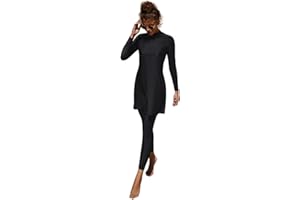 ABEWIP Muslim Swimsuits for Women Burkini Bathing Suits Full Body Modest Swimwear Islamic Swimming Suit