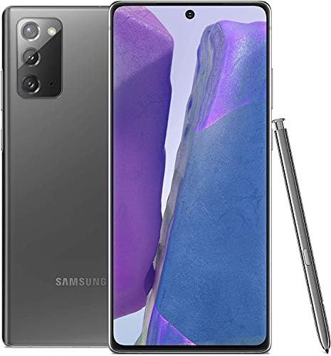 Samsung Electronics Galaxy Note 20 5G Factory Unlocked Android Cell Phone | US Version | 128GB of Storage | Mobile Gaming Smartphone | Long-Lasting Battery | Mystic Gray (Renewed)