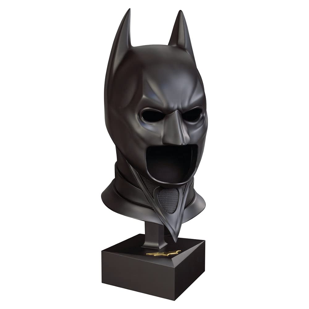 The Noble Collection DC The Dark Knight Special Edition Cowl - 21in (53cm) Full Size Batman Display Cowl - Officially Licensed Film Set Movie Props Gifts