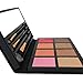 Profusion Cosmetics - Blush & Bronzer - Professional 8 Color Palette Makeup Kit Blush Highlighter Bronzer - Nude Highlight Champagne Highlight Light Bronze Shadow Bronze Pink Warm Peach Rose Pink