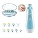 Baby Nail File Trimmer,Safe Electric Baby Infant Nail Filer with Light,Battery of Newborn Nails Care Clippers for Baby Fingernail (9 Replacement Grinding Head) (Upgraded Version)