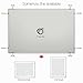 Keonjinn 36 x 28 Inch Anti-fog Horizontal/Vertiacl Dimmable LED Bathroom Vanity Mirror Large Wall Makeup Mirror With Light
