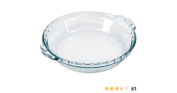 small pie plates glass