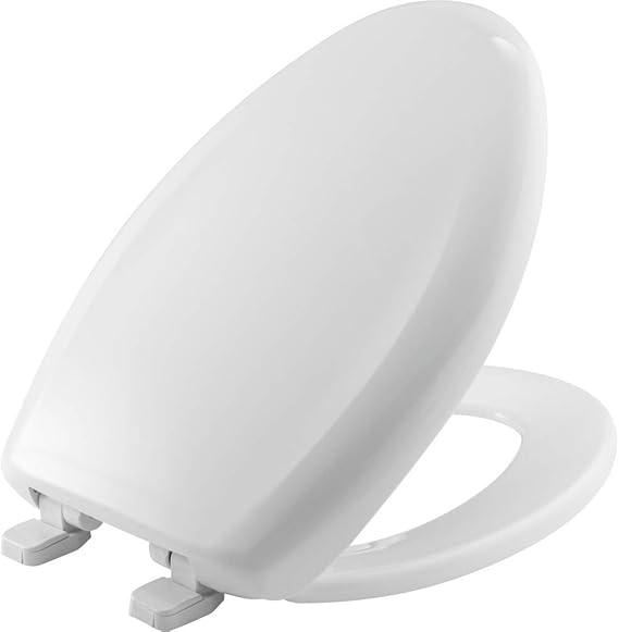 Bemis 1200tca 000 Plastic Toilet Seat Will Never Loosen Elongated White Toilet Seats Amazon Com