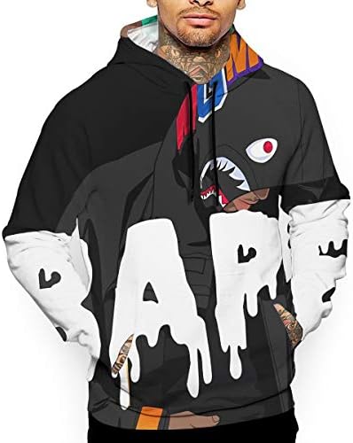 Mens Ape Bape Hoodies Sweatshirt Fashion Casual Coat Outdoor Hip-Hop Funny Tops