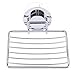 Robot Bee Super Powerful Vacuum Suction Soap Dish holder Strong Stainless Steel Soap Holder Suction for Bathroom & Kitchen