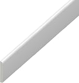 Virtual Plastics UPVC Trim 95mm x 1m x 5 Pack White Architrave Skirting view 2