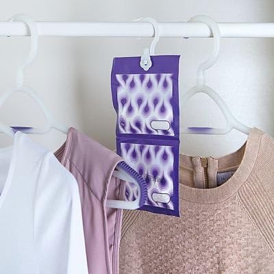 Lakeland No Spill Lavender Fragranced Hanging Wardrobe Moisture Traps - Absorbs Water - Image 4