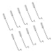 MagiDeal Lapel Brooch Pin Men's Corsage Safety Pins for Wedding Brooch Sewing Dressmaking Uniform Scarf Clothes Fix Pack of 10 Sets