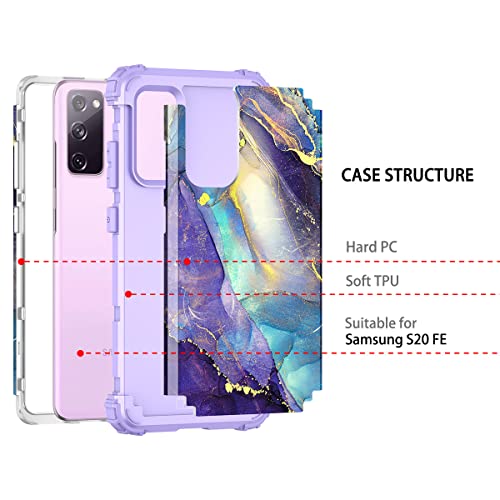 Rancase for Galaxy S20 FE 5G Case,Three Layer Heavy Duty