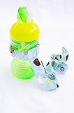 Sister Chic Dropper Stopper Sippy Cup and Tether Toy, Sky Dot