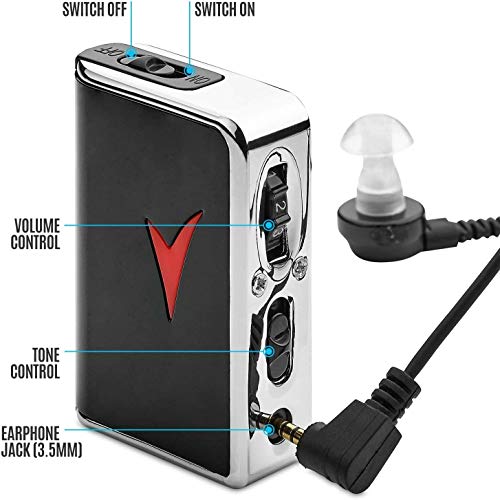 Personal Sound Amplifiers (2 Pack) Personal Audio Amplifier Device